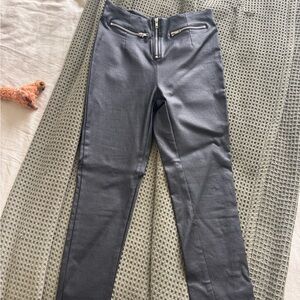 Princess Polly Faux leather zip up pant